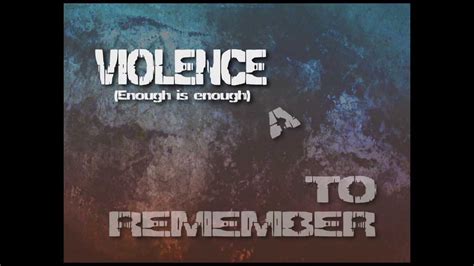 violence enough is enough lyrics|A Day To Remember .